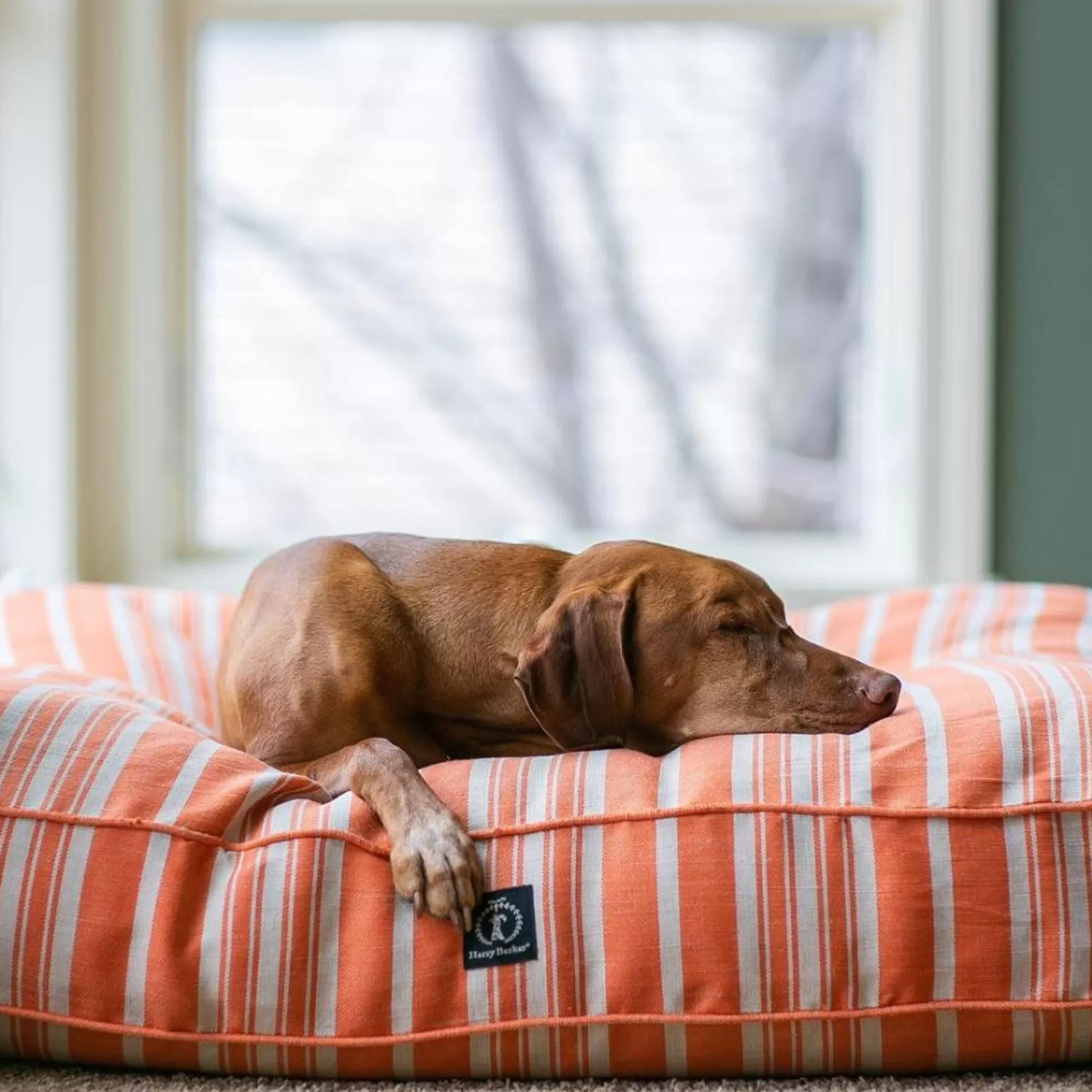 Best Sale Classic Stripe Rectangle Dog Bed Cover Rectangle