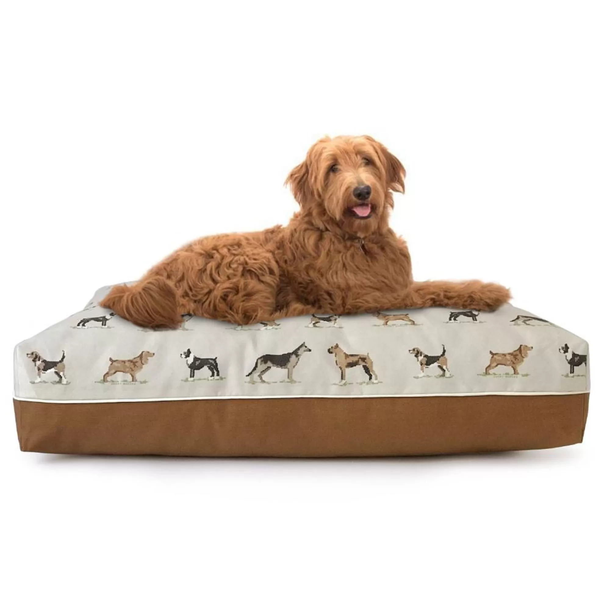 Hot Cross Stitch Rectangle Dog Bed Cover Patterned