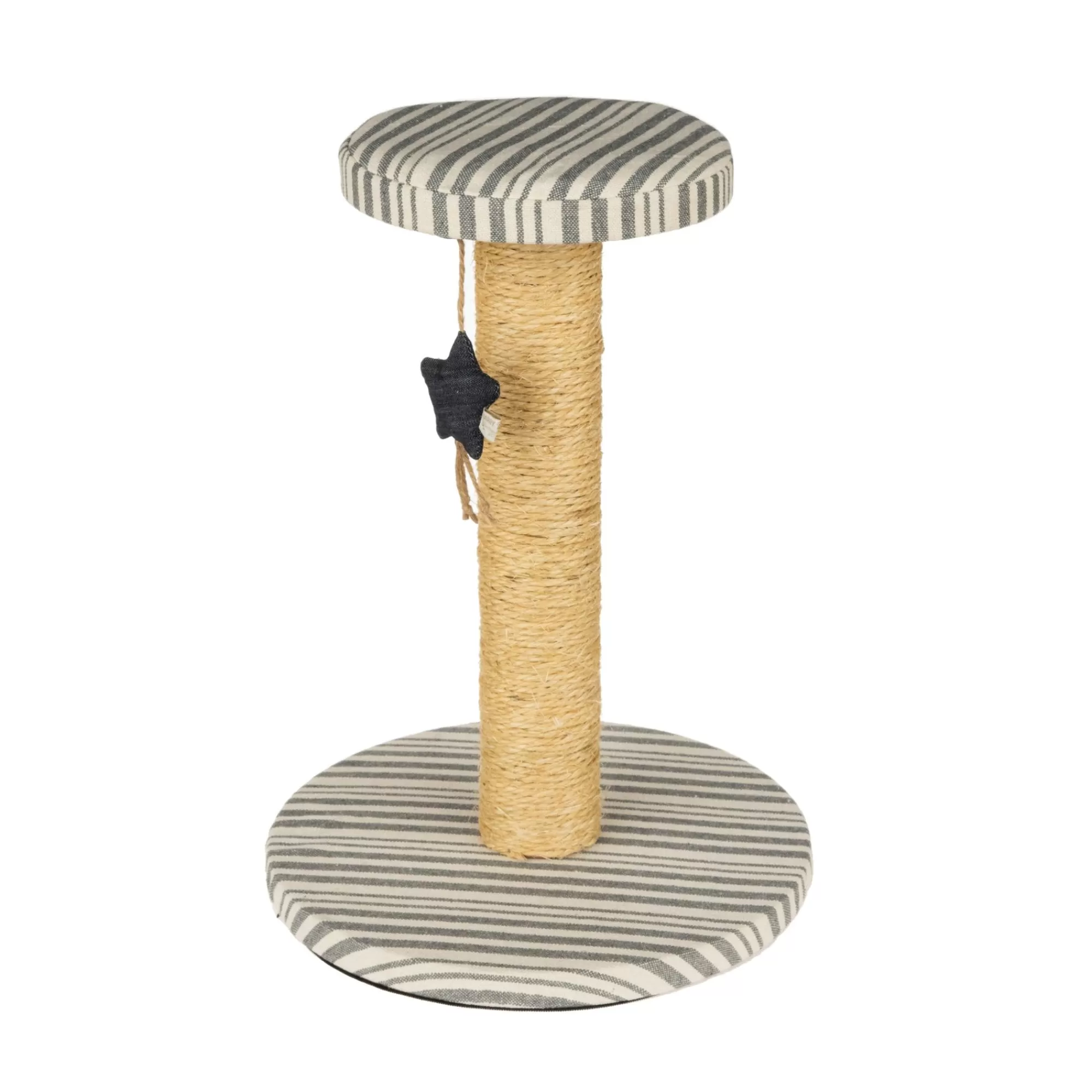 Clearance Denim Stripe Sisal Cat Scratching Post Toys