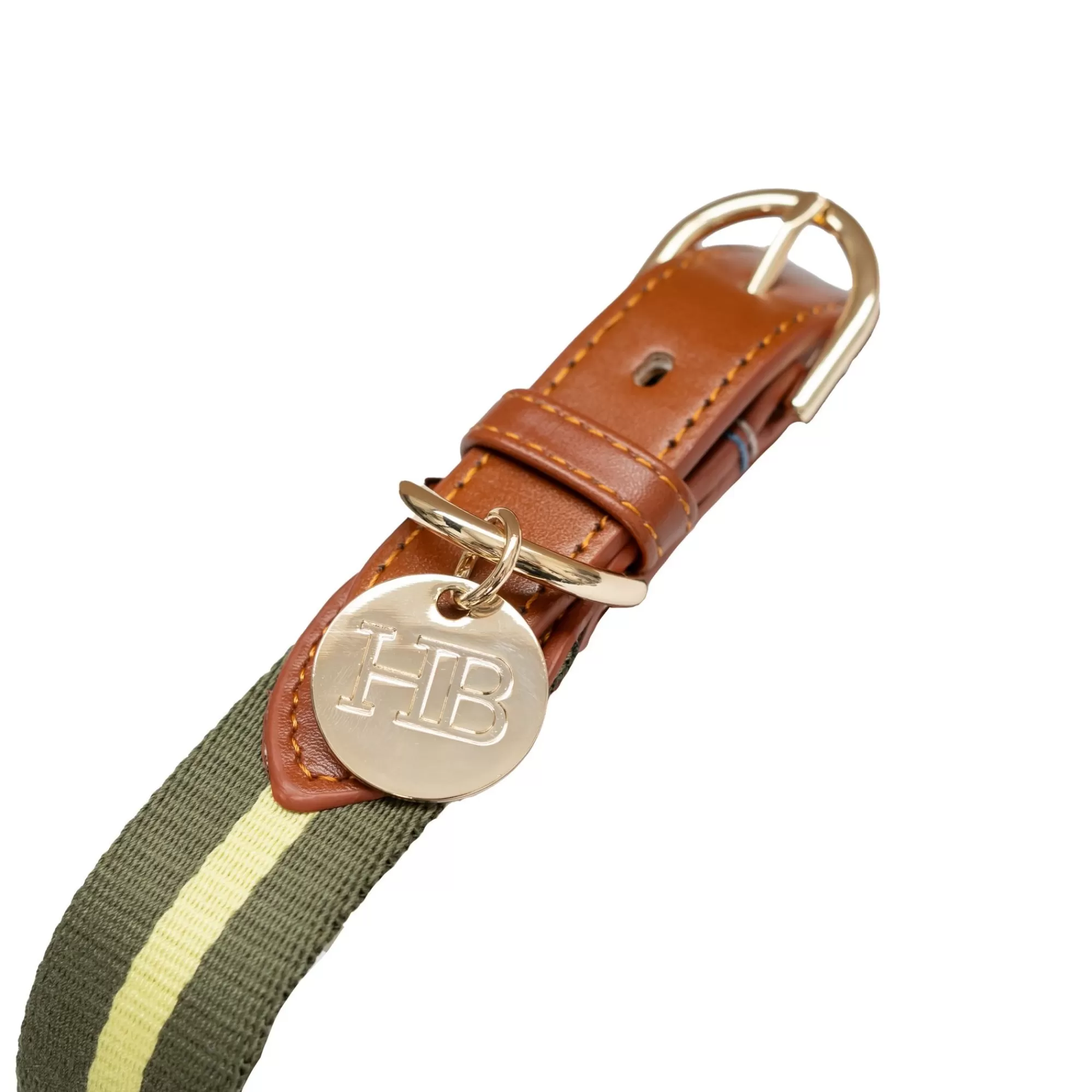 Cheap Duo Color Signature Stripe Collar Collars