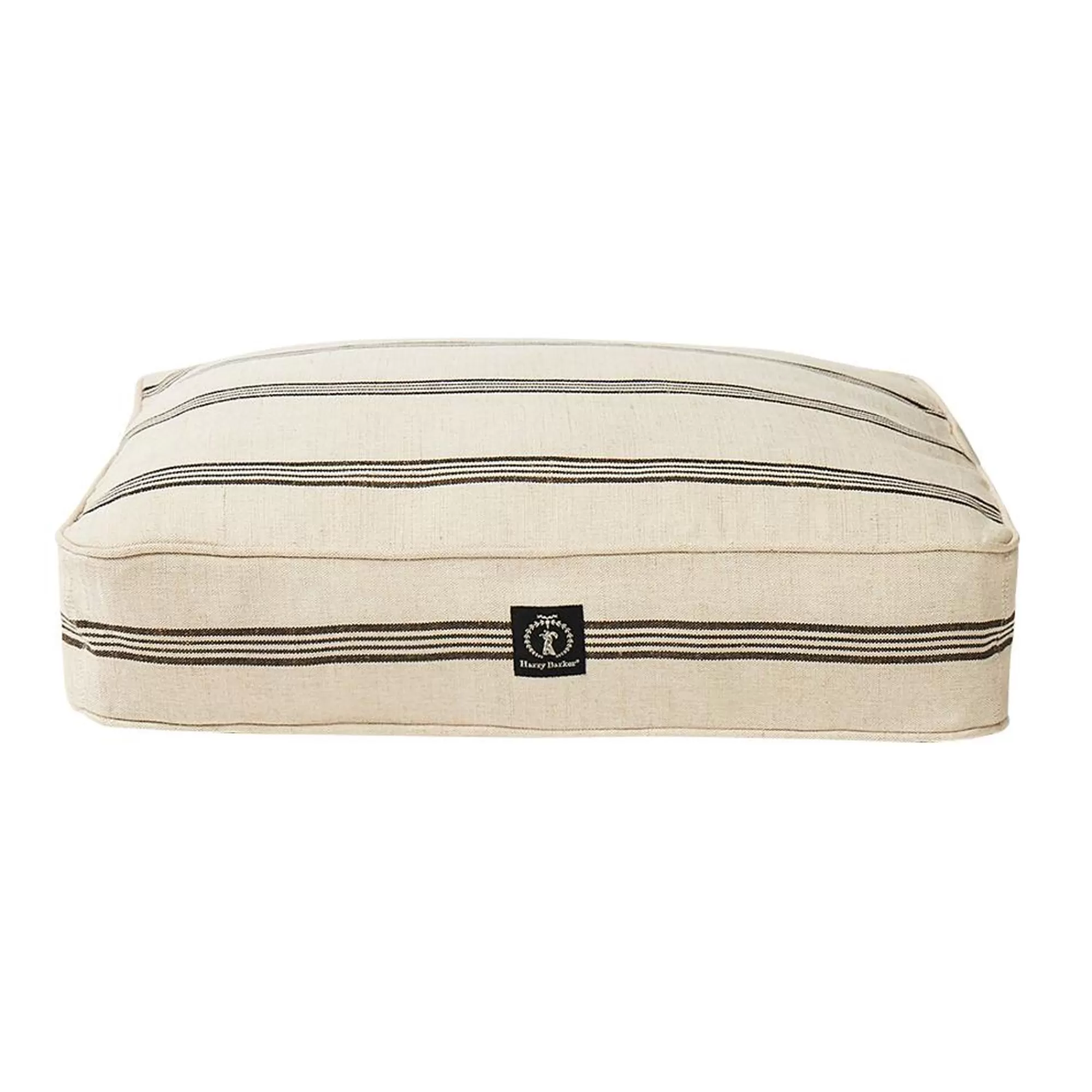 Online Grain Sack Rectangle Dog Bed Striped