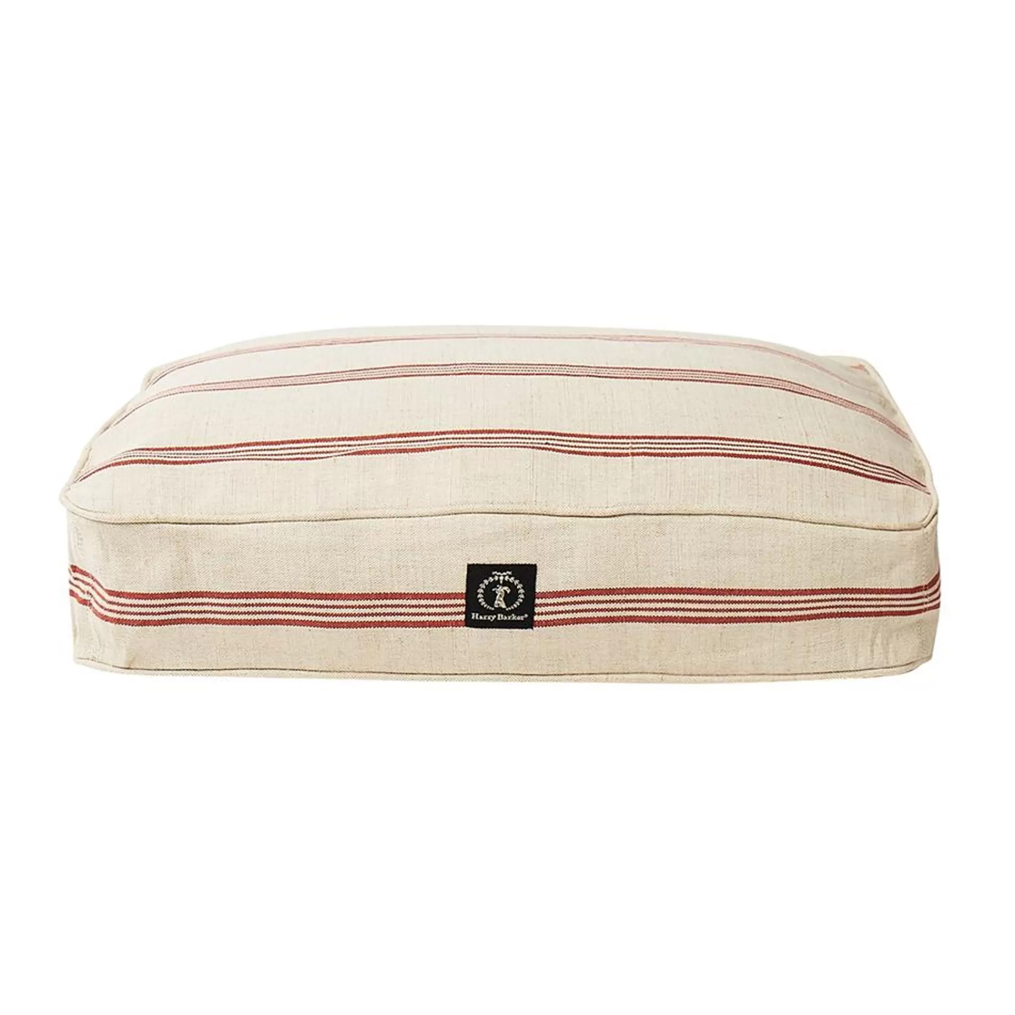 Online Grain Sack Rectangle Dog Bed Striped