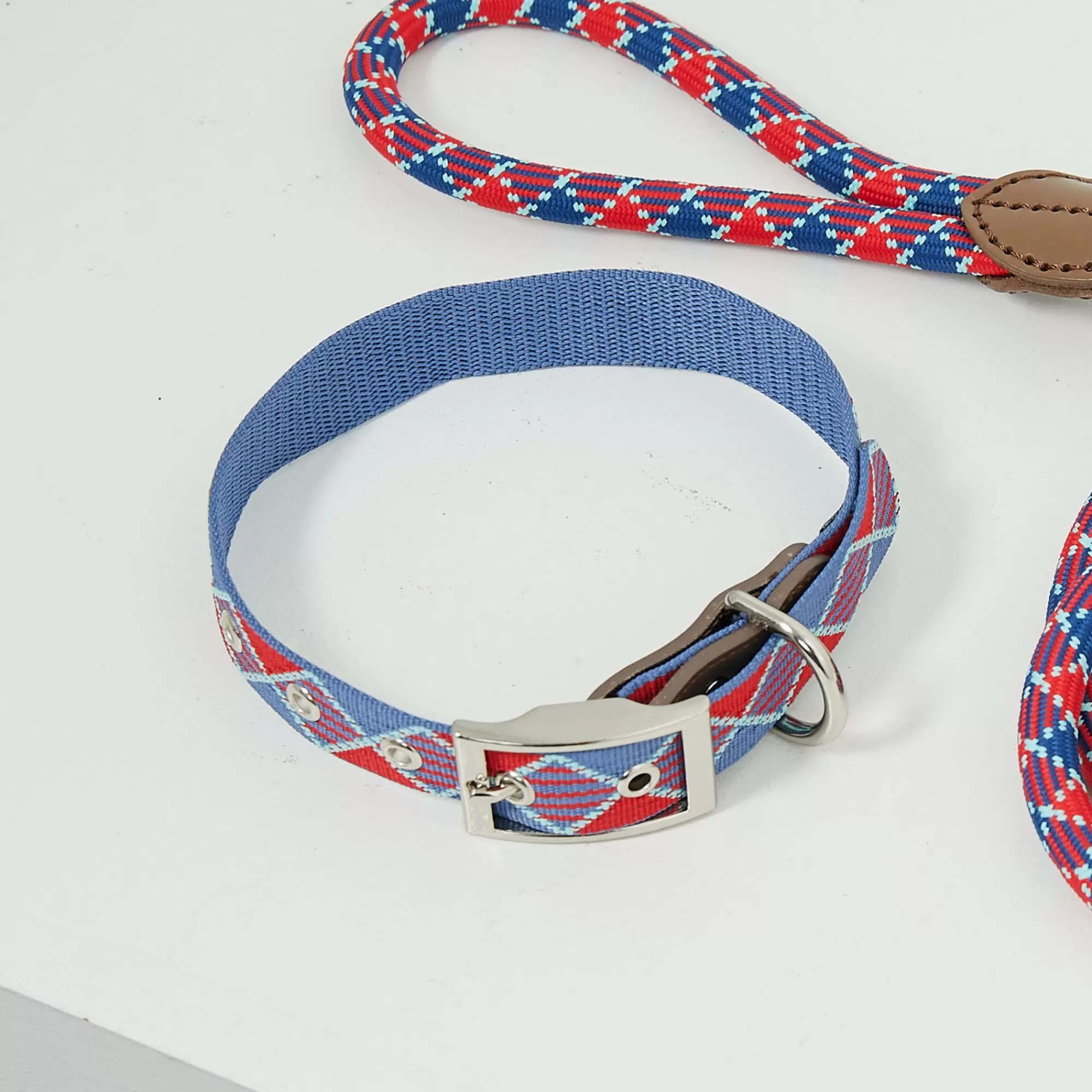 Cheap Plaid Dog Collar Collars