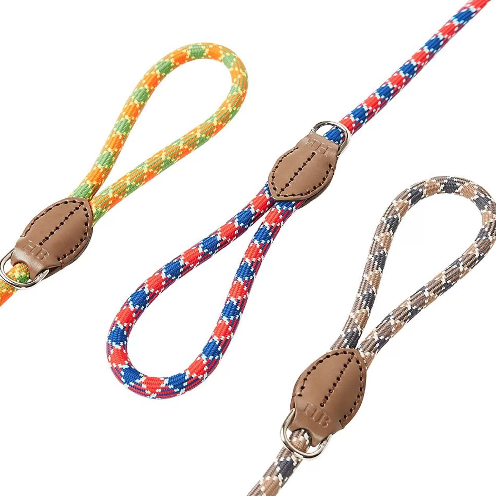 Hot Plaid Rope Dog Leash Leashes