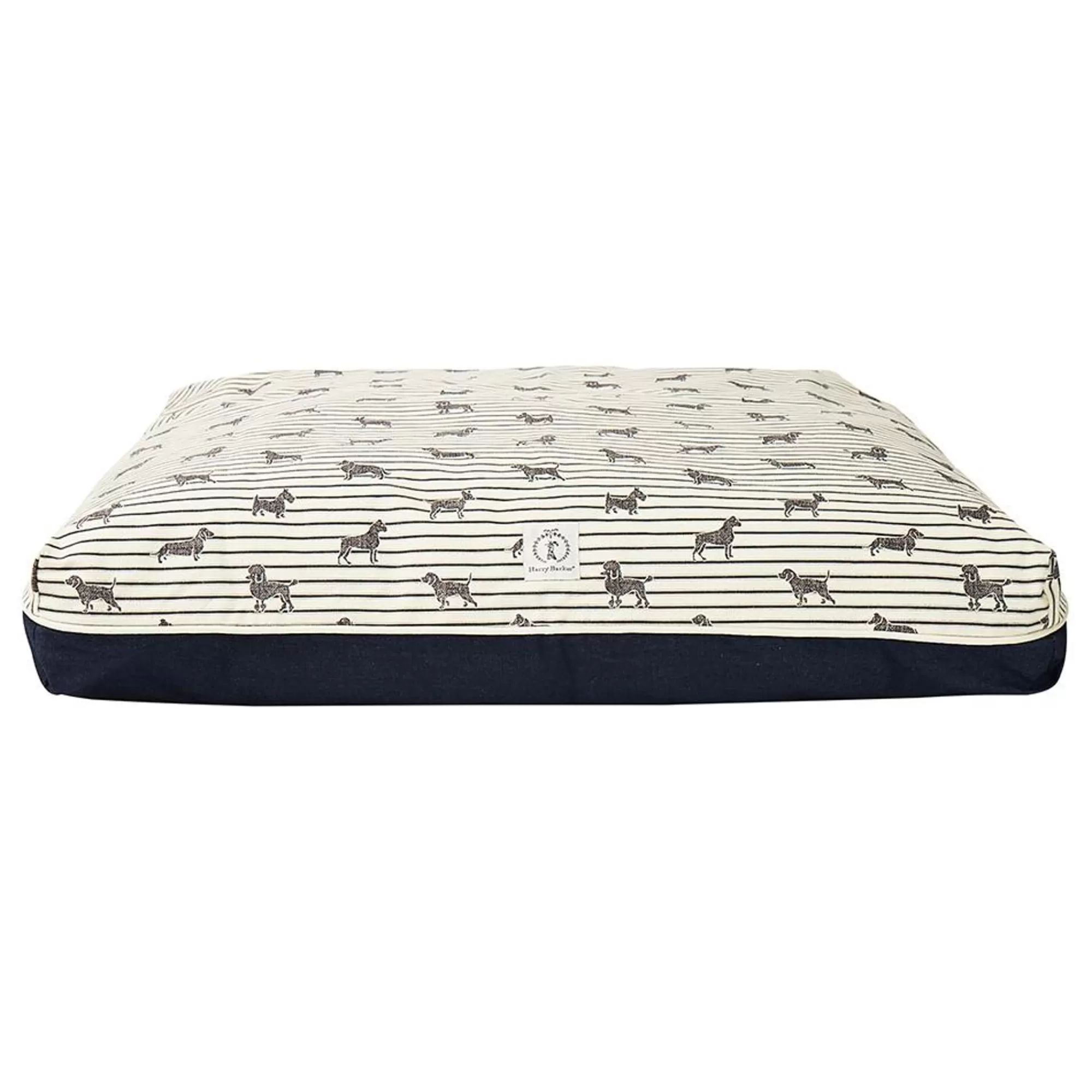 Store Ticking Rectangle Dog Bed Cover Patterned